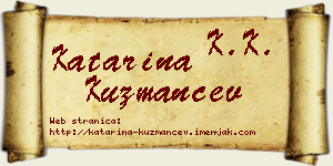 Katarina Kuzmančev vizit kartica